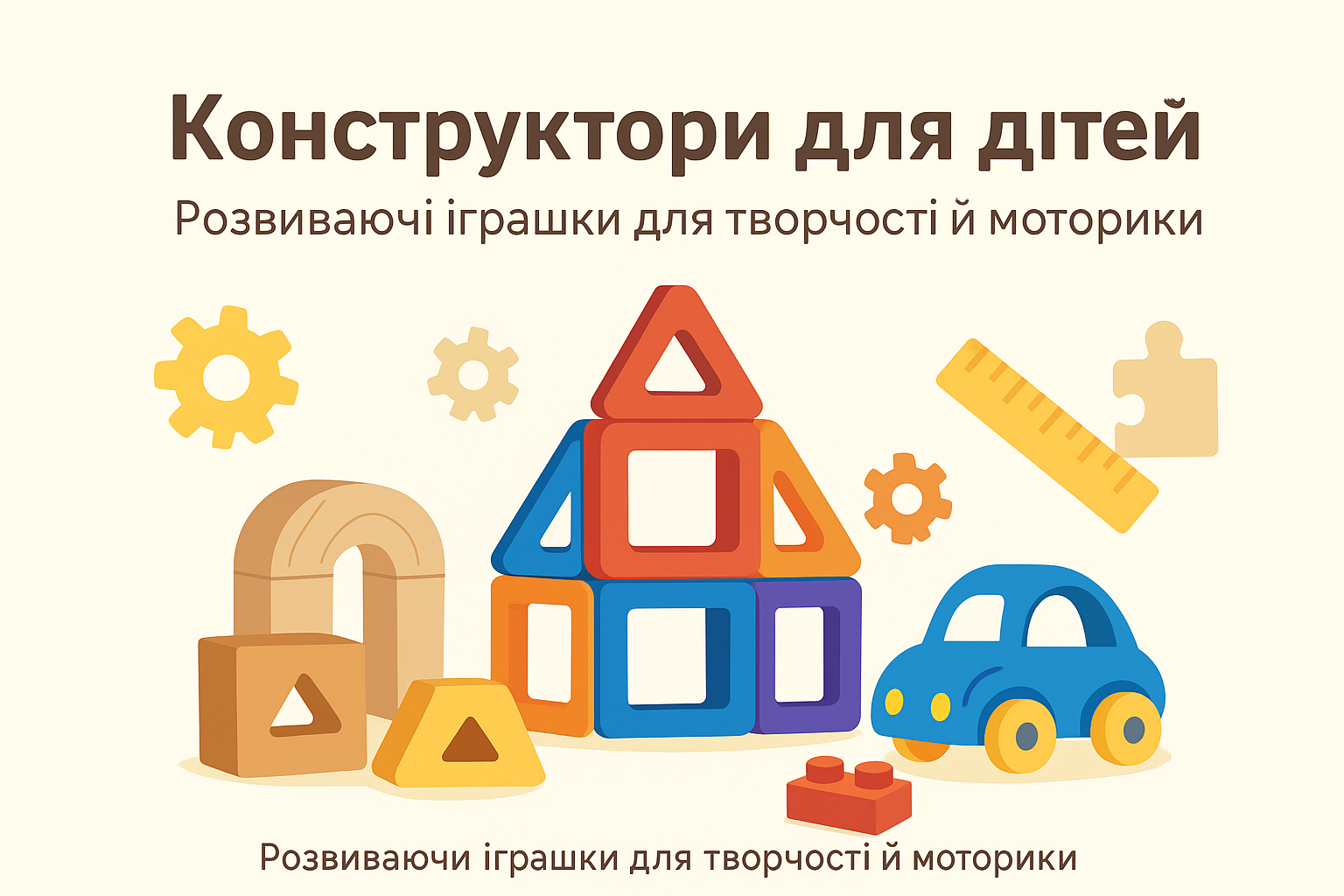 Конструктори для дітей: як обрати ідеальний та чому вони такі важливі
