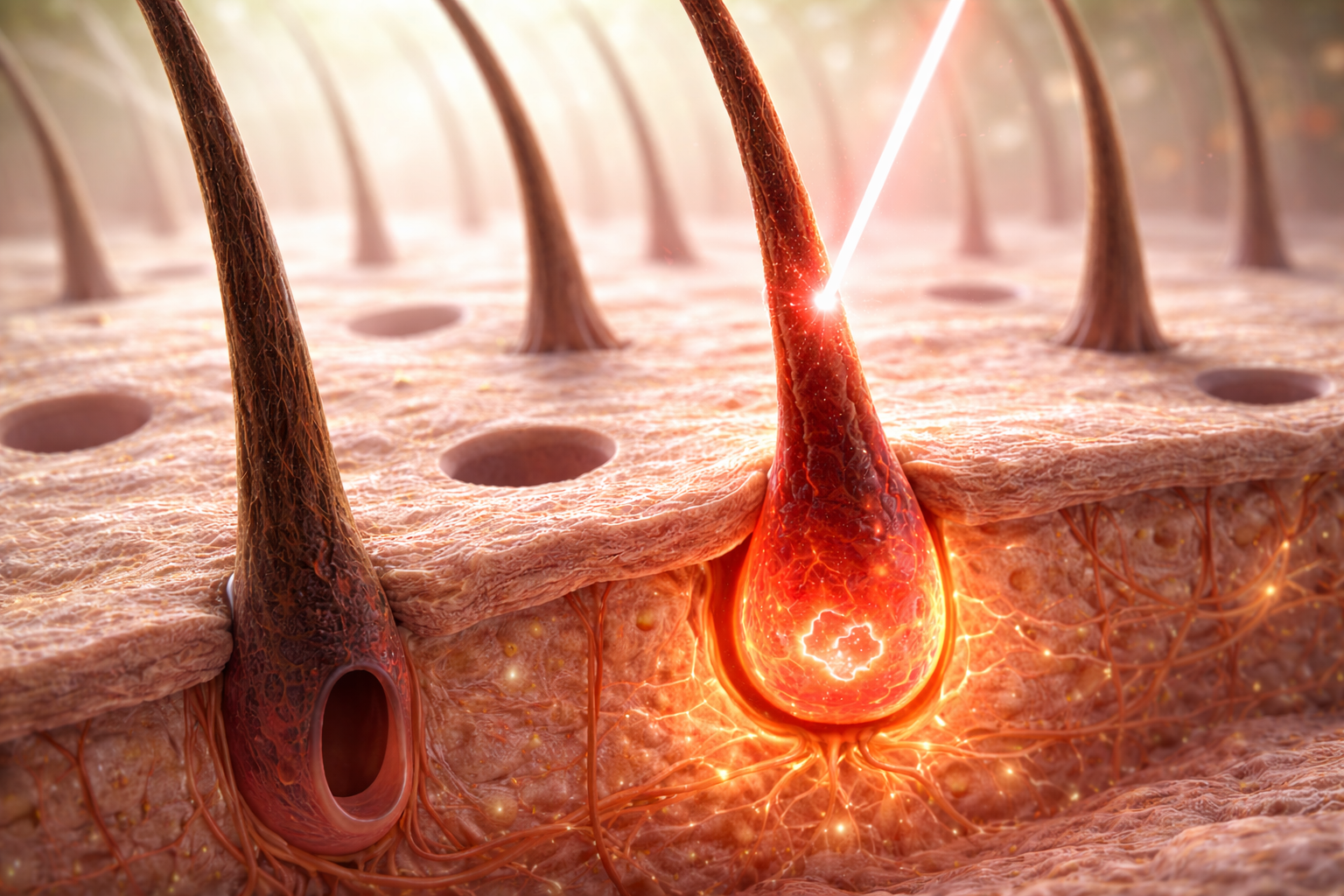 Сплячі фолікули: як змусити їх працювати за допомогою лазера Resur FX