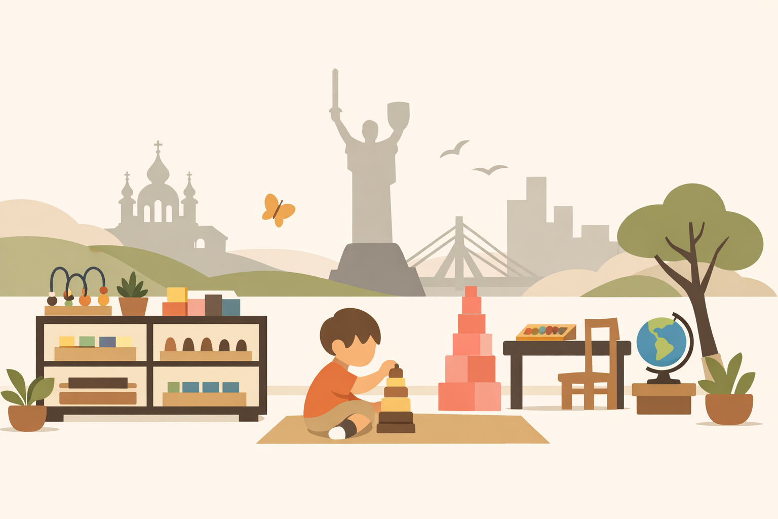 Найкращий дитячий садок за методикою Монтессорі на Лівому березі Києва