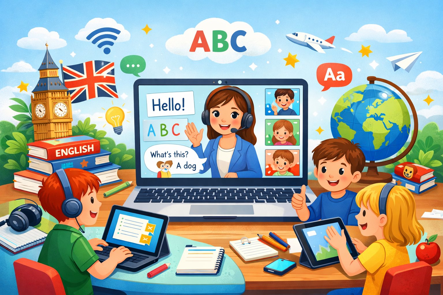 Онлайн-курси англійської: чому це зручно для школярів